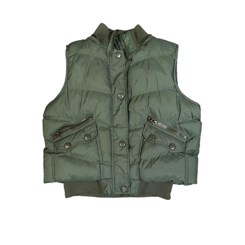 Amazing y2k green sleeveless vest